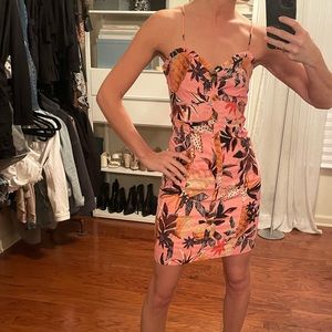 Farm Rio pink floral sundress, size XS, never worn